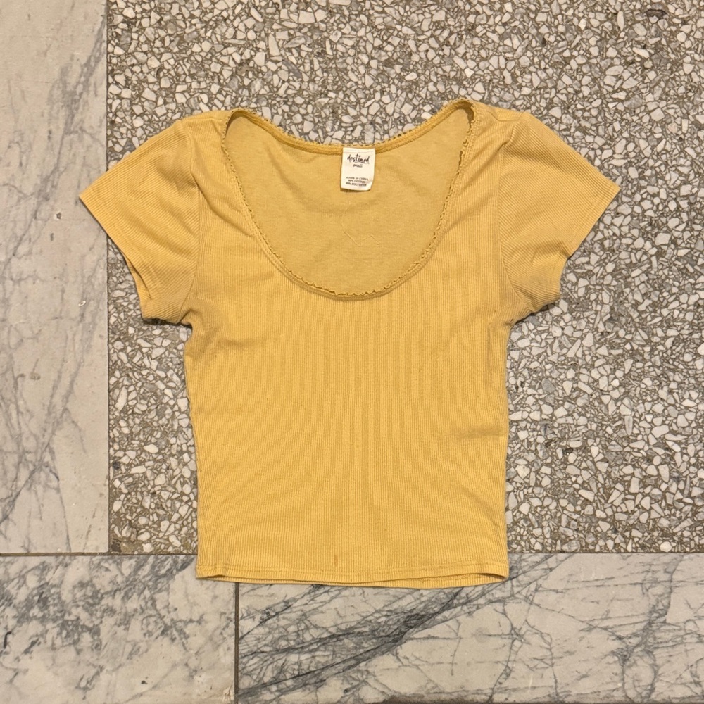 Destined Yellow Baby Tee